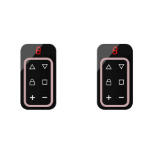 2X 8CH Multi Frequency Garagedeur Afstandsbediening 270-868MHZ RF Kopieer Afstandsbediening Identificeert Automatisch Frequentie Roze