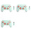 3X 8BitDo Controller di Gioco Wireless 2.4G con Joystick Ad Effetto Hall per PC  per Raspberry Pi Android, Arancione-Verde 2