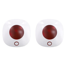 2X  Sound Light Alarm Siren WIFI 110dB TUYA Safety Protection Siren Home Alarm Security System EU PLUG