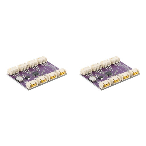 2X USB to 8 Channels Ways TTL Serial Port USB Type-C Interface 6Mbps CH348 Chip Communication Conversion Module