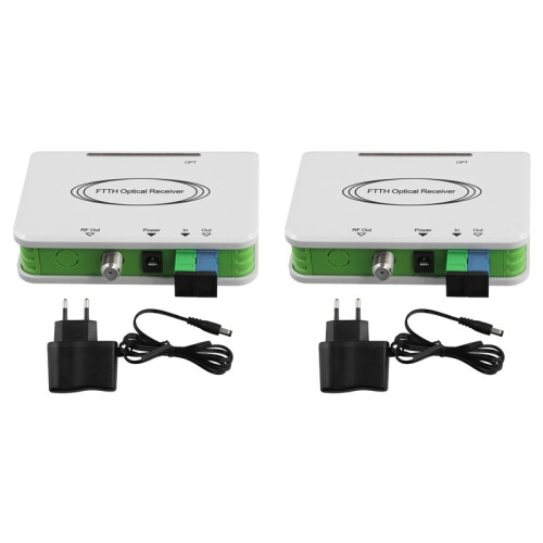 2X CATV System ONU FTTH Optical WDM Receiver Optical Node Active Triplexer SC/APC(B) EU PLUG