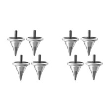 8X Speaker Isolation Spike Feet Stand Damper Cone for Hifi Audio Turntable Recorder AMP M6 Silver
