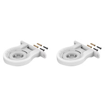 2X Wall Mount Hanger Built-in Cable Management Space Saving Bracket Wall Shelf for Nest WiFi Wireless Router