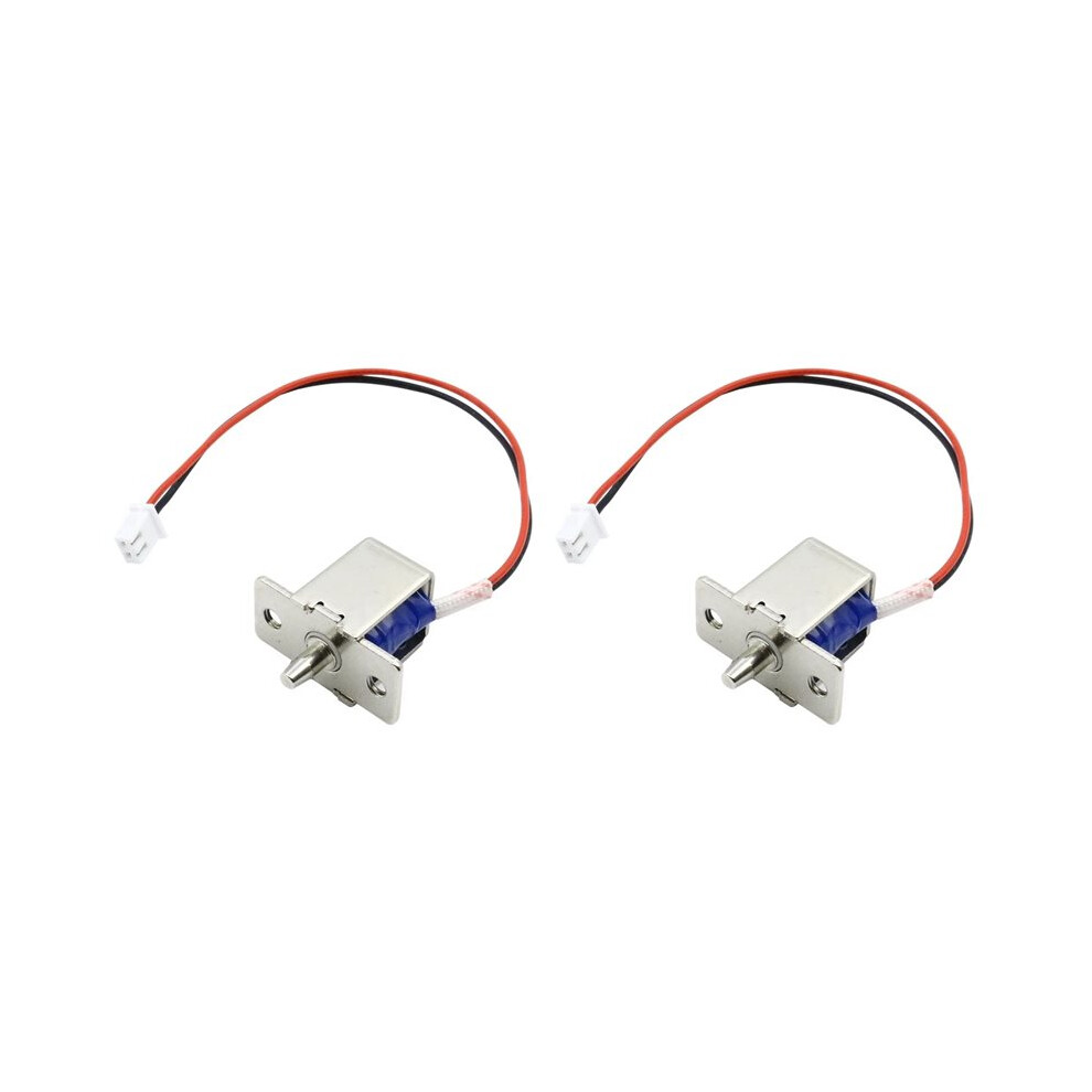 2X Electronic Bolt Lock Compact Solenoid Electromagnet Door Lock Concealed Installation For Secure Access Dc12v-0.54A 4714258718971