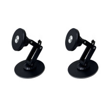 2X Magnetiskt Fäste för Delat Tangentbord, Telefon, Surfplatta, Dator, Avtagbart 360 och Höjdjusterbart Fäste, Speltillbehör, Svart