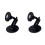2X Magnetic Bracket for Split Keyboard Phone Tablets PC Detachable 360and Height Adjustable Bracket Game Black 1