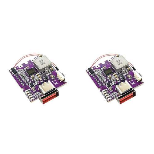 2X 22.5W Power Bank Bidirectional Fast Charging Mobile Power Module Circuit Board W/ Light Display Type-C+USB
