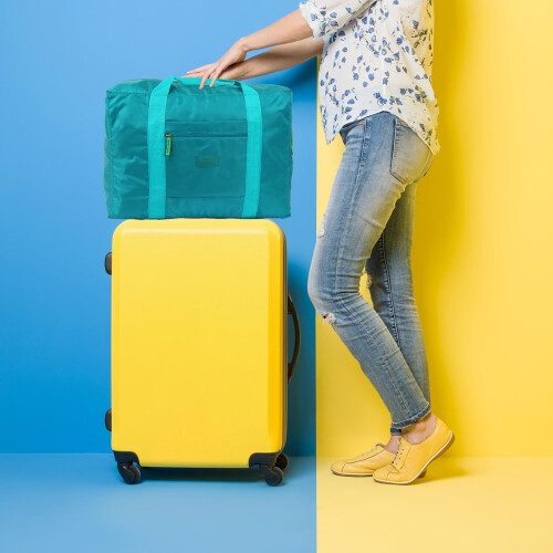 Sac de voyage pliable et portable en nylon imperméable 1