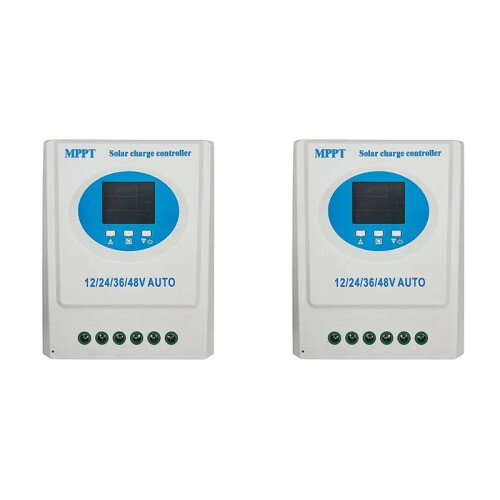 2X 12V/24V/36V/48V Auto 150A MPPT Solar Charge Controller Battery Charging Off-Grid Automatic Identification Controller