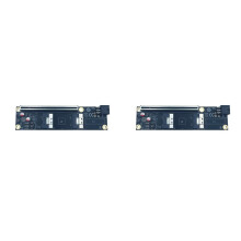 2X Carte Adaptateur 2 PCI-E 4.0 X16 Vers SlimSAS SFF-8654 GEN4 SFF-8654-8i SFF8654 pour Carte Graphique GPU
