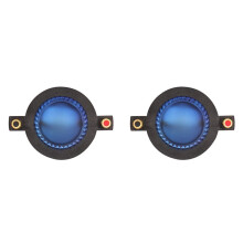 2X Audio Speaker 44 Core 44.4mm Tweeter Treble Voice Coil Replacement Diaphragm High Pitched Membrane Round Dome Speaker