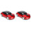 2X Wireless Mouse Car Mouse Wireless Mouse Car Shape Ergonomic Optical Cordless Mice with USB Receiver Mause 1