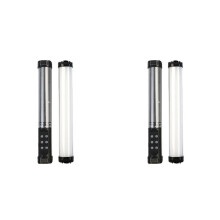 2X 2700-7500K RGB Handheld LED-Invullicht USB Oplaadbaar LED-Licht voor Fotografieverlichting LED-Videolamp Flitslicht