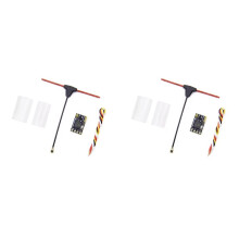 2X ELRS-Ontvanger 2,4GHz ExpressLRS-Ontvanger CRSF met T-Type Antenne voor RC FPV-Dronesonderdelen