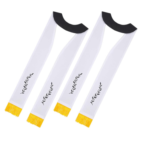 10Pcs Assorted Color Pastor Stole Double-Sided with Cross Embroidery 1