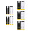 10Pcs Assorted Color Pastor Stole Double-Sided with Cross Embroidery 6