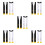 10Pcs Assorted Color Pastor Stole Double-Sided with Cross Embroidery 7
