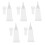 10Pièces Tubes Transparents Souples Finis Bouchon Vis 3