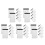 30Pièces A7 Blancs Lignés Notes Quotidiennes Portable 7