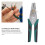 Herramienta pelacables, mango aislado, acero inoxidable 5