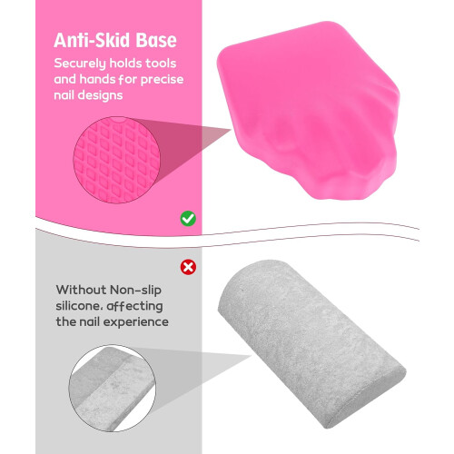 Nagelhandsteunkussen Zacht Ergonomisch 1 stuk 2