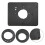 Router Table Insert Plate Set – Pre-Drilled, Metal, for 2
