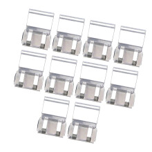 10Pcs Multipurpose Acrylic Trousers Shortener Clip Pants Length