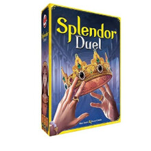Jeu de cartes puzzle Splendor Duel avec cartes à jouer en plastique pour jeu familial nuit