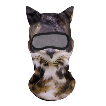 Multifunktionale Sturmhaube mit Katzenmuster, Gesichtsmaske-D
