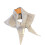 Knit Triangle Scarf For Women Combining Warmth And-Light Grey 1