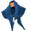 Knit Scarf for Winter Commutest Warm and Comfortable-Deep Blue 1