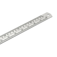 Etched Drafting Ruler Steel Double Metric Royal Scale for-500mm