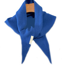 Any Season Wool Scarf Knit Triangle Suitable for Coastal-R