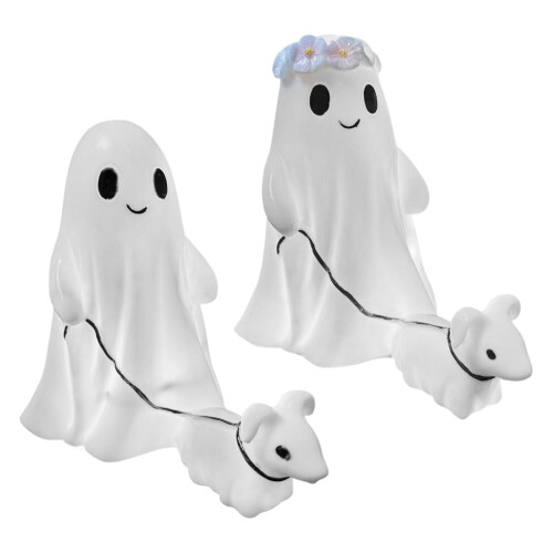 Ghost Walking Dog Statue Resin 15/25/35cm 2