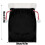 Black Velvet Santa Drawstring Pouch 30x40cm 2