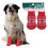 Julesokker til hunde med snefnugdesign – 2 par 2