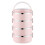 Isolierte Bento-Box aus rosa Edelstahl, 1 Stück 2