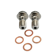 8x Stainless M10 X 1.25 Banjo Bolts Brake Master Cylinder Screw Brake Hose Caliper Bolt Hydraulic Clutch Screw