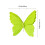 Ghirlandă cu flori fluture verde deschis 3