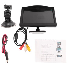 4X 5 Inch 800X480 TFT LCD HD Screen Monitor with Dual Mounting Bracket for Car Backup Camera/Rear View/DVD/Media Player