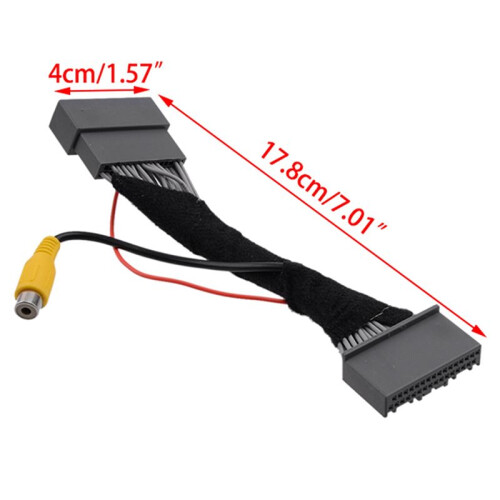 4X Car Rear View Camera Adapter Wire Harness Cable Video Connector for  CRV  EXI 2012-2016