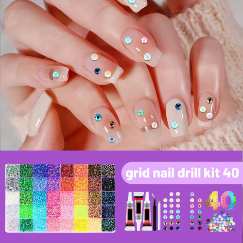 Glóthach Roisín Rhinestones3mm Flatback32000pcs40Colors 1