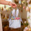 Osterhasenohren-Geschenktasche aus PU-Leder, blau 5