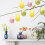 Easter Wall Hangs & Egg Ornaments – 1 Pc Multicolor Mini Foam Eggs for Easter Tree, Basket Filler, Compatible with Easter Decor 6