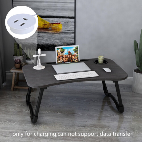 3 Port USB Desktop Embedded Charging Adapter For 3 USB Hubs Computer Desk Splitter Charging Cable Management 2