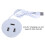 3 Port USB Desktop Embedded Charging Adapter For 3 USB Hubs Computer Desk Splitter Charging Cable Management 6