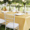 Polyester satin tablecloth beige 60x84 inches 4