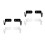 4Paires Support Mural Bâtons Baseball Softball Polyvalent 5