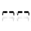 4Paires Support Mural Bâtons Baseball Softball Polyvalent 8