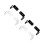 4Paires Support Mural Bâtons Baseball Softball Polyvalent 10